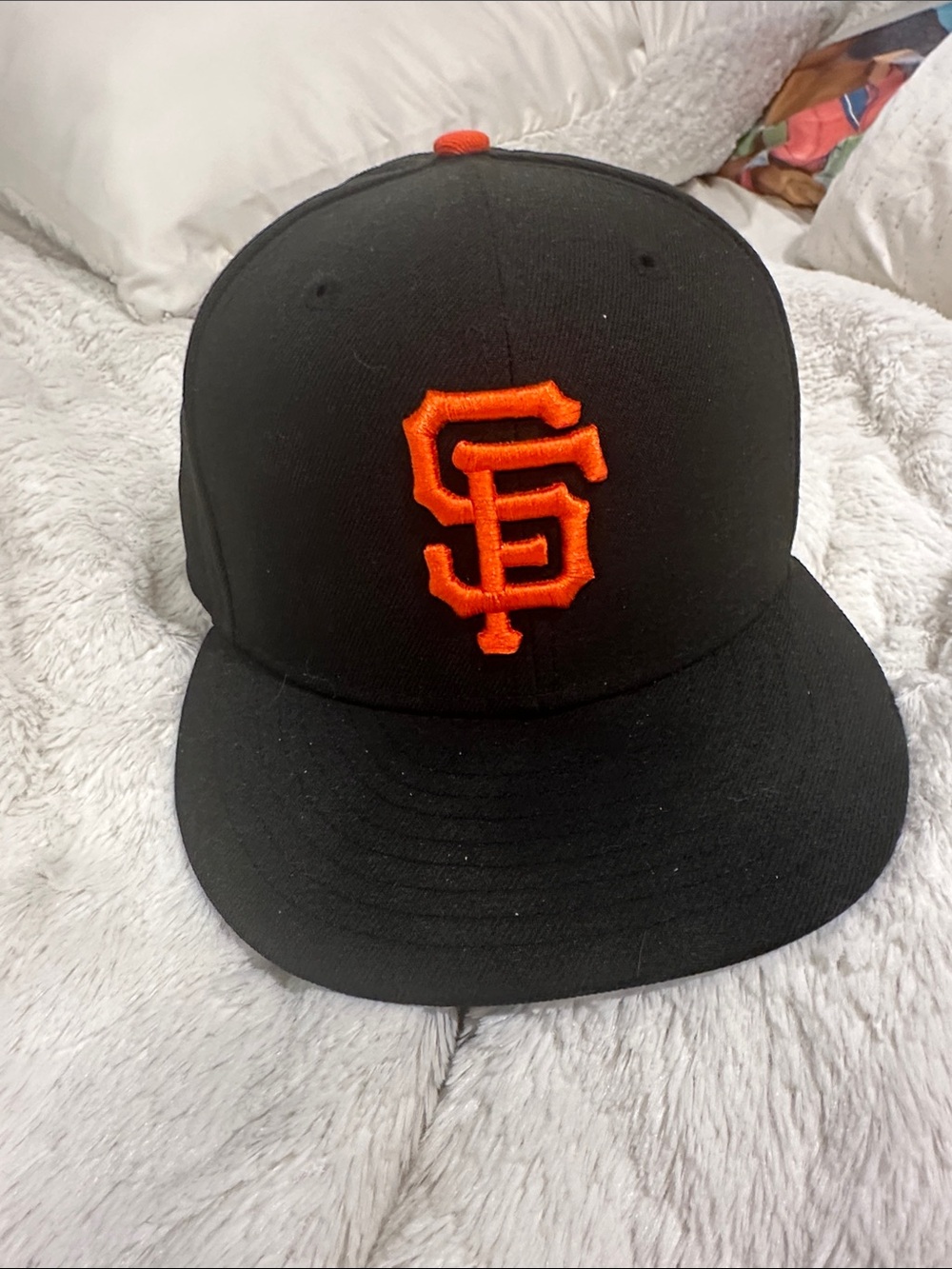 San Francisco Giants  Black & Orange Fitted Cap